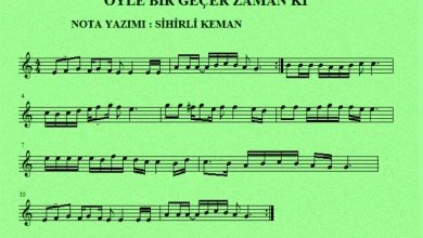 oyle-bir-gecer-zaman-ki | Notalarim.com
