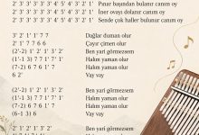 pinar-basindan-bulanir-kalimba-notalari | Notalarim.com